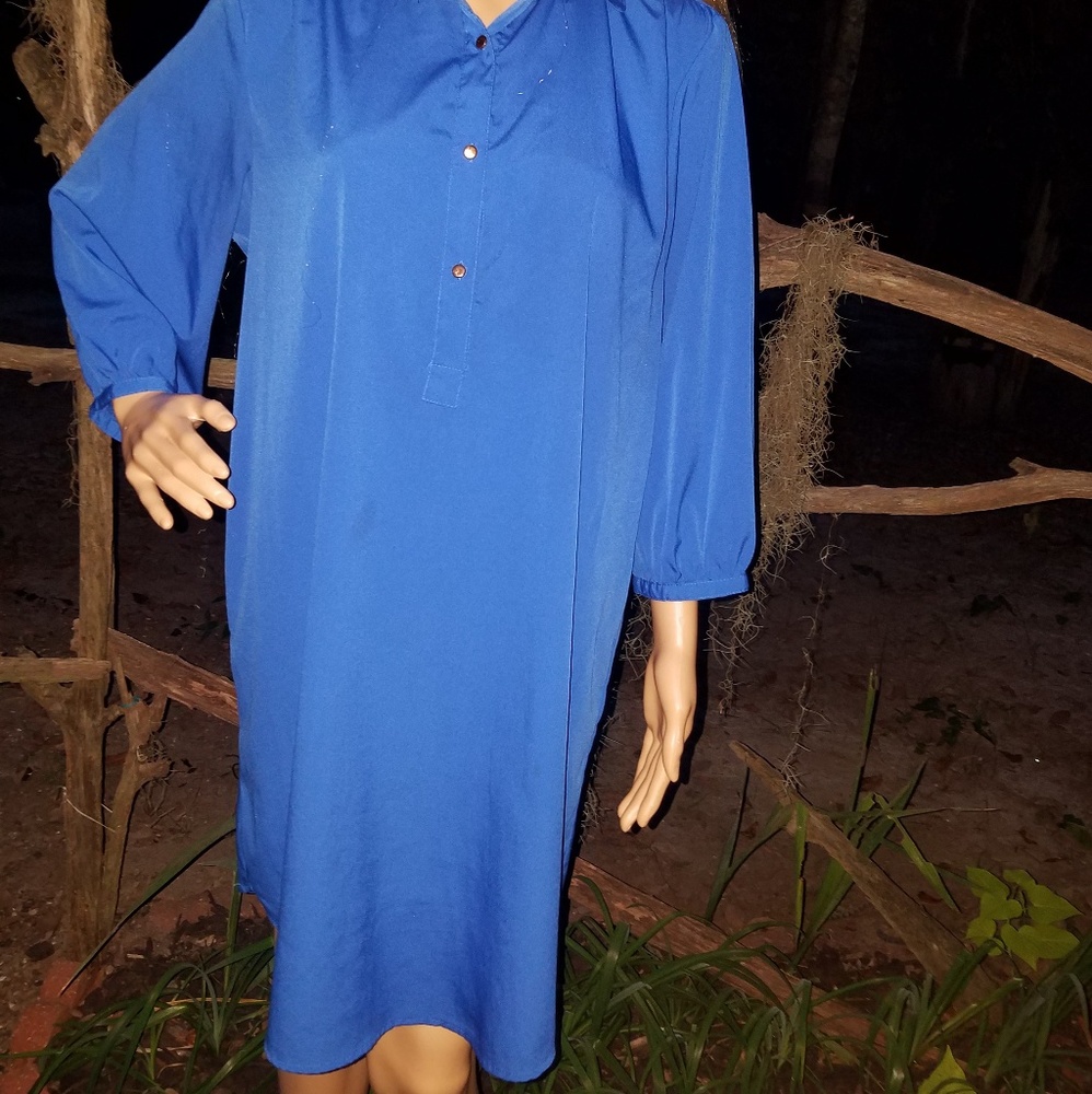 Bloom blue t-shirt dress size 2X